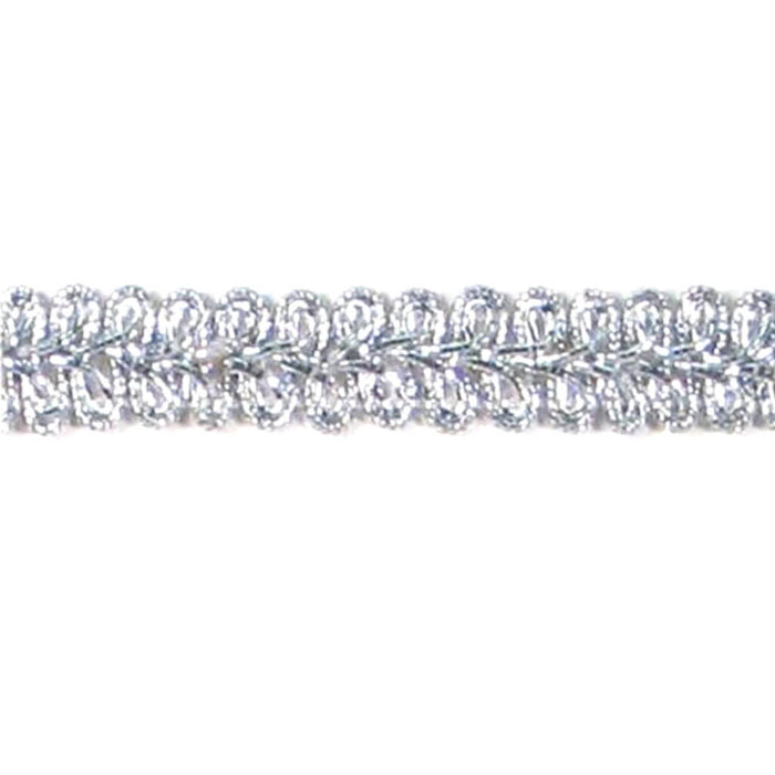 Deco Trims Metallic Star Gimp Trim 1in Silver