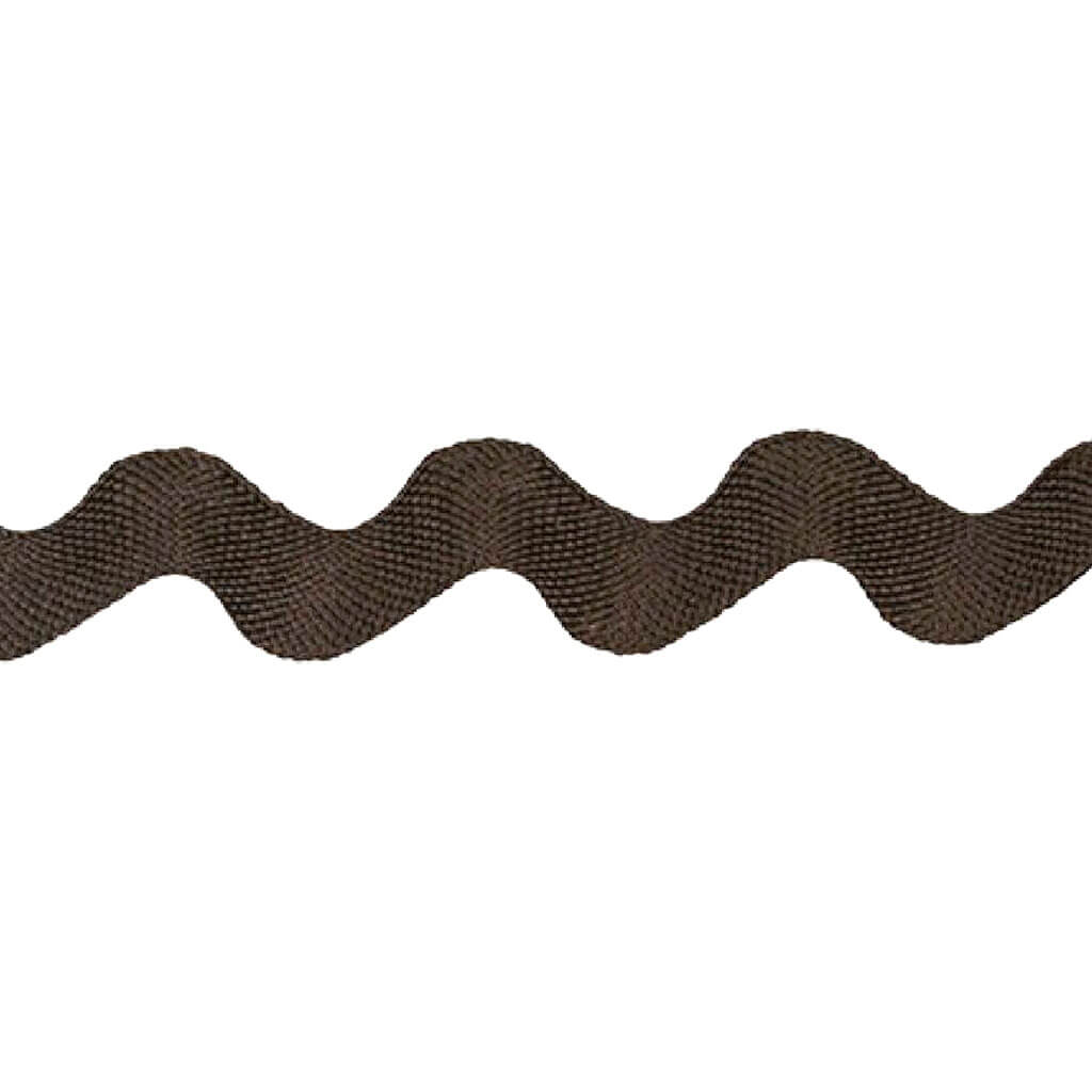Jumbo Rick Rack Trim 1-1/2in Brown