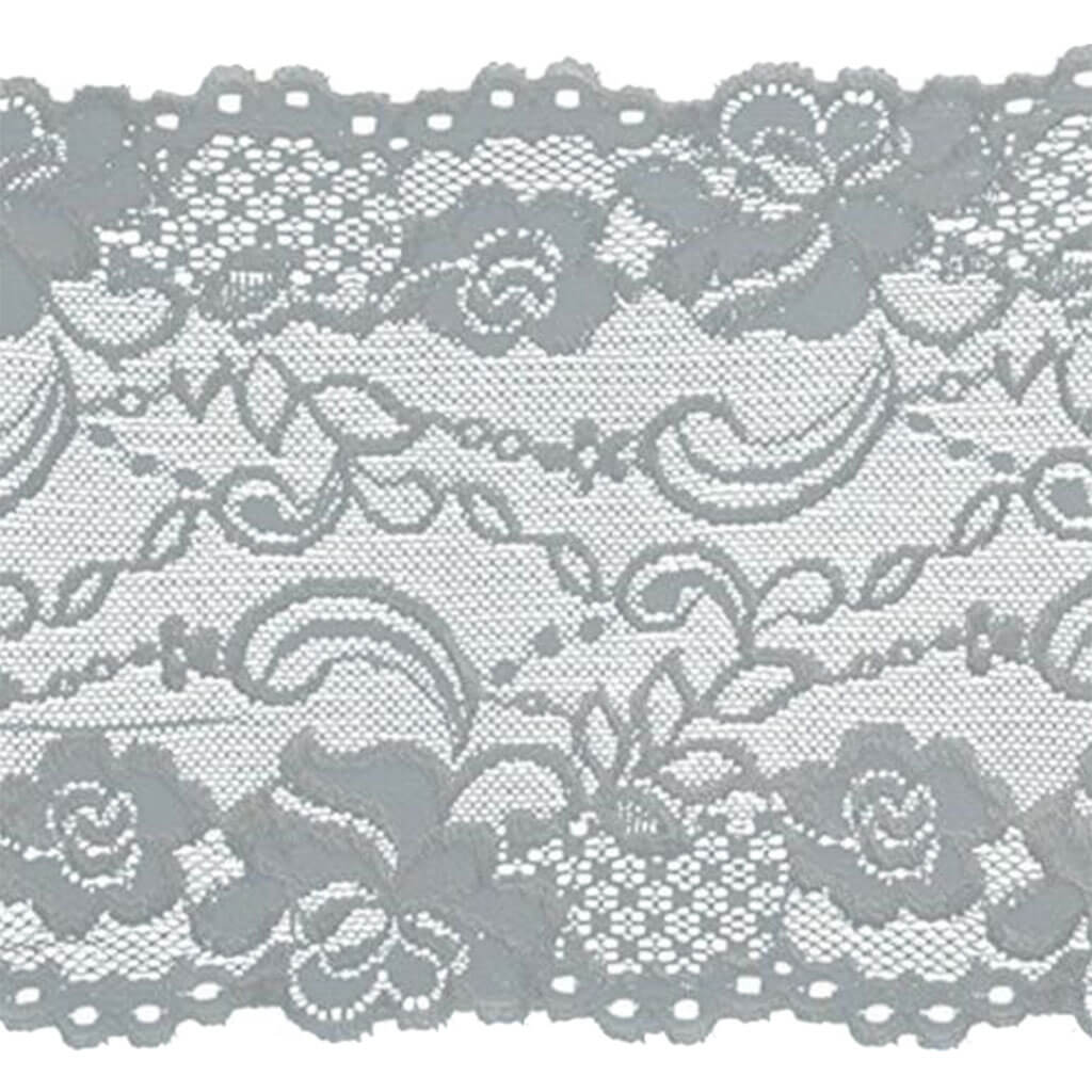 Stretch Galloon Lace Trim 6-1/8in Oyster - Creative Minds