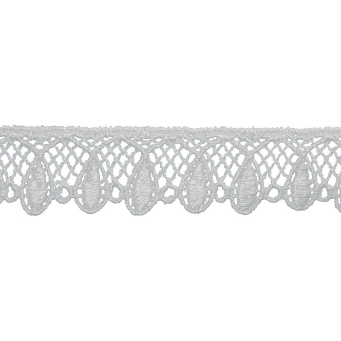 Deco Trims Tear Drop Edge Venice Lace Trim 7/8in x 10yd Oyster