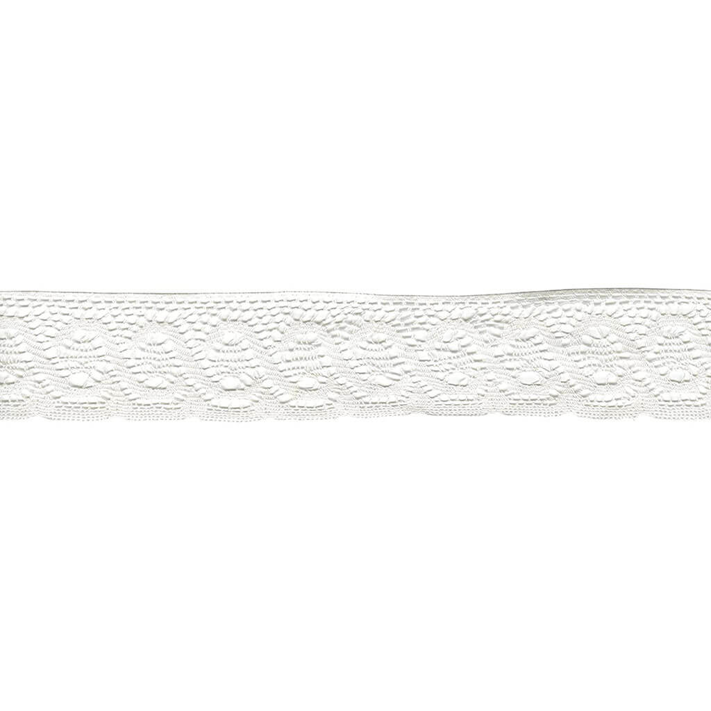 Antique Cotton Cluny Lace Trim 2-3/8in White