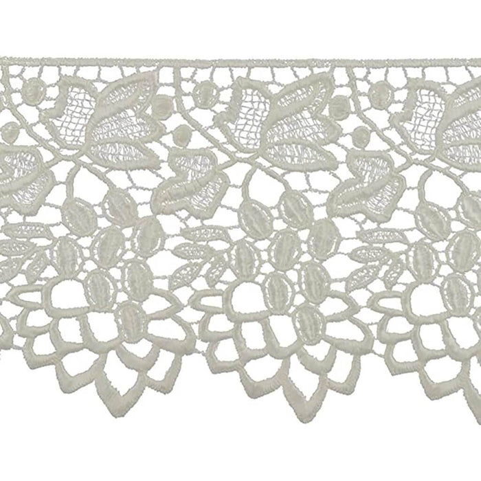Grape Vine Edge Venice Lace Trim 5-1/2in Oyster