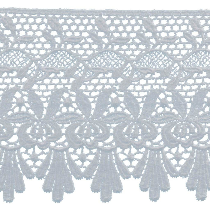 Venice Lace Edge Trim 4-7/8in White