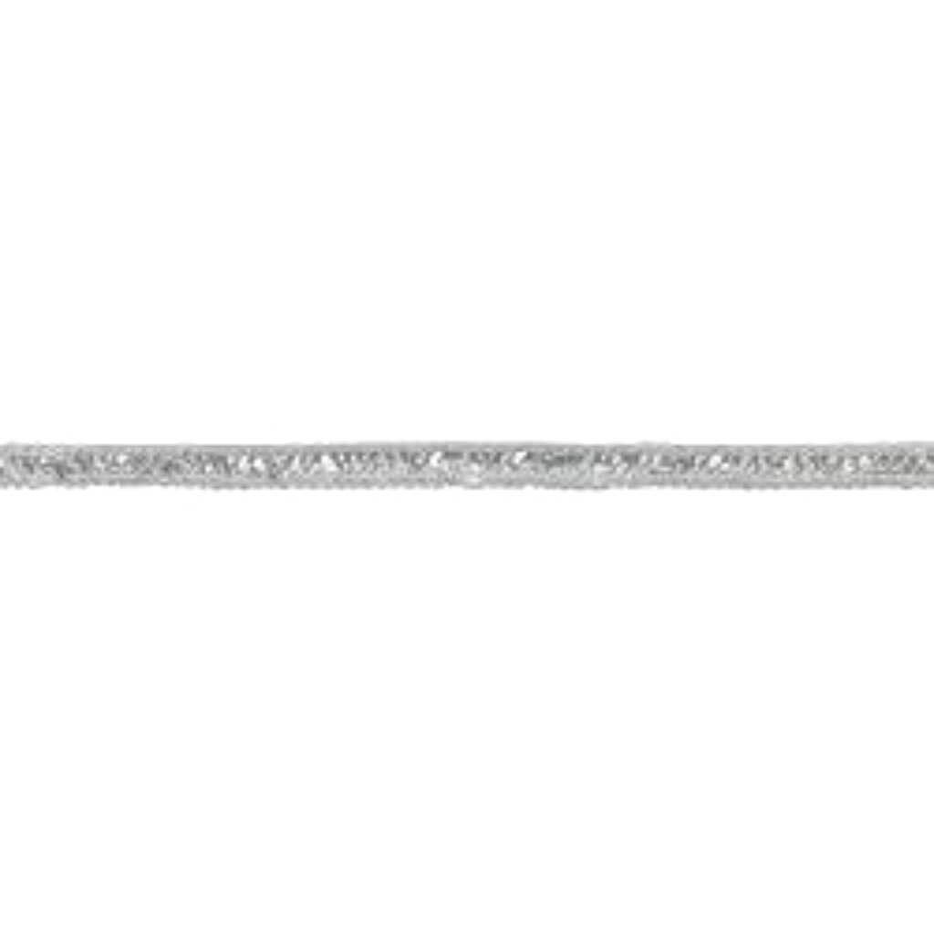 Spotlite Starglow Sequin Trim 1/2in Silver Spotlite