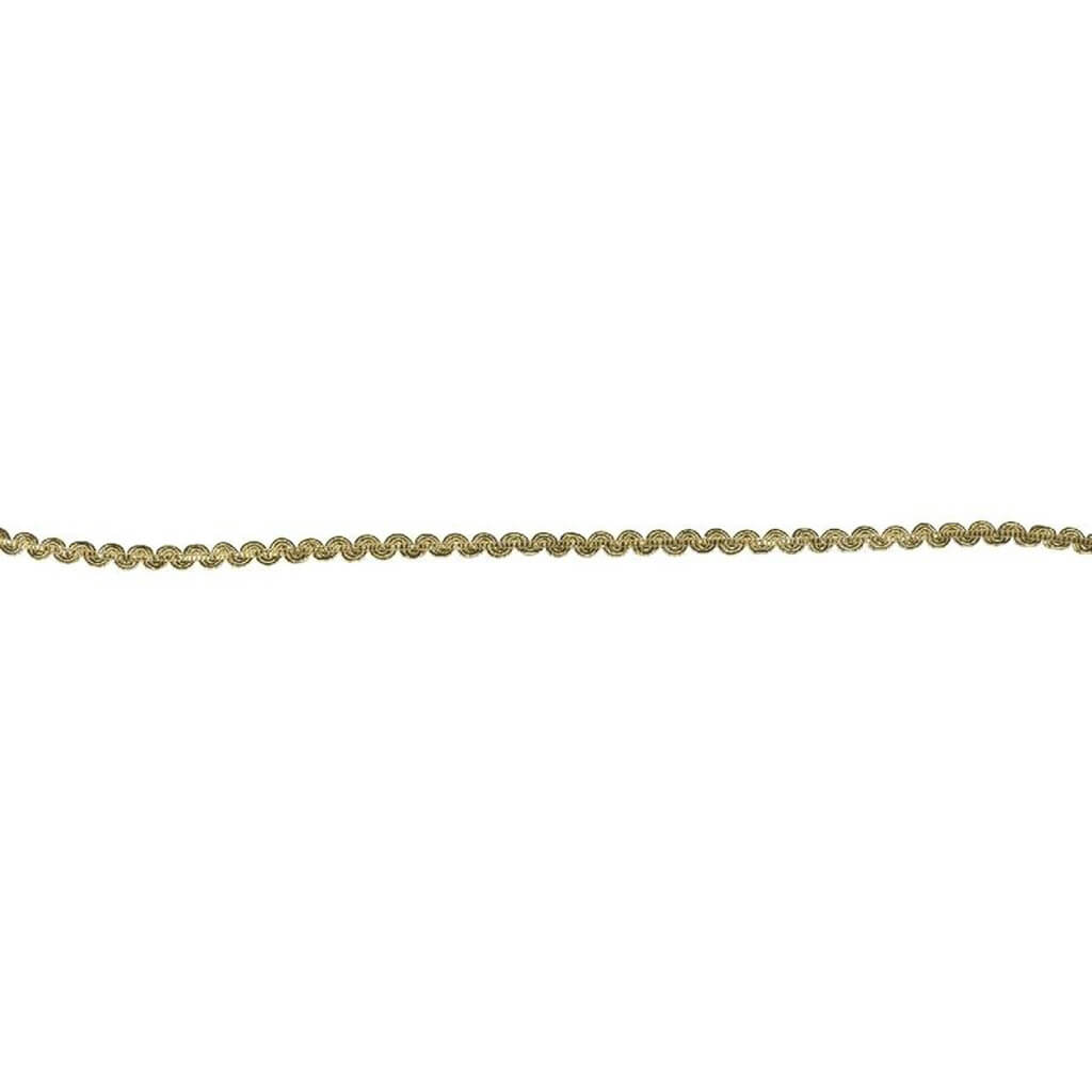 Deco Trims Thin Metallic Scroll Trim 3/8in x 36yd Gold