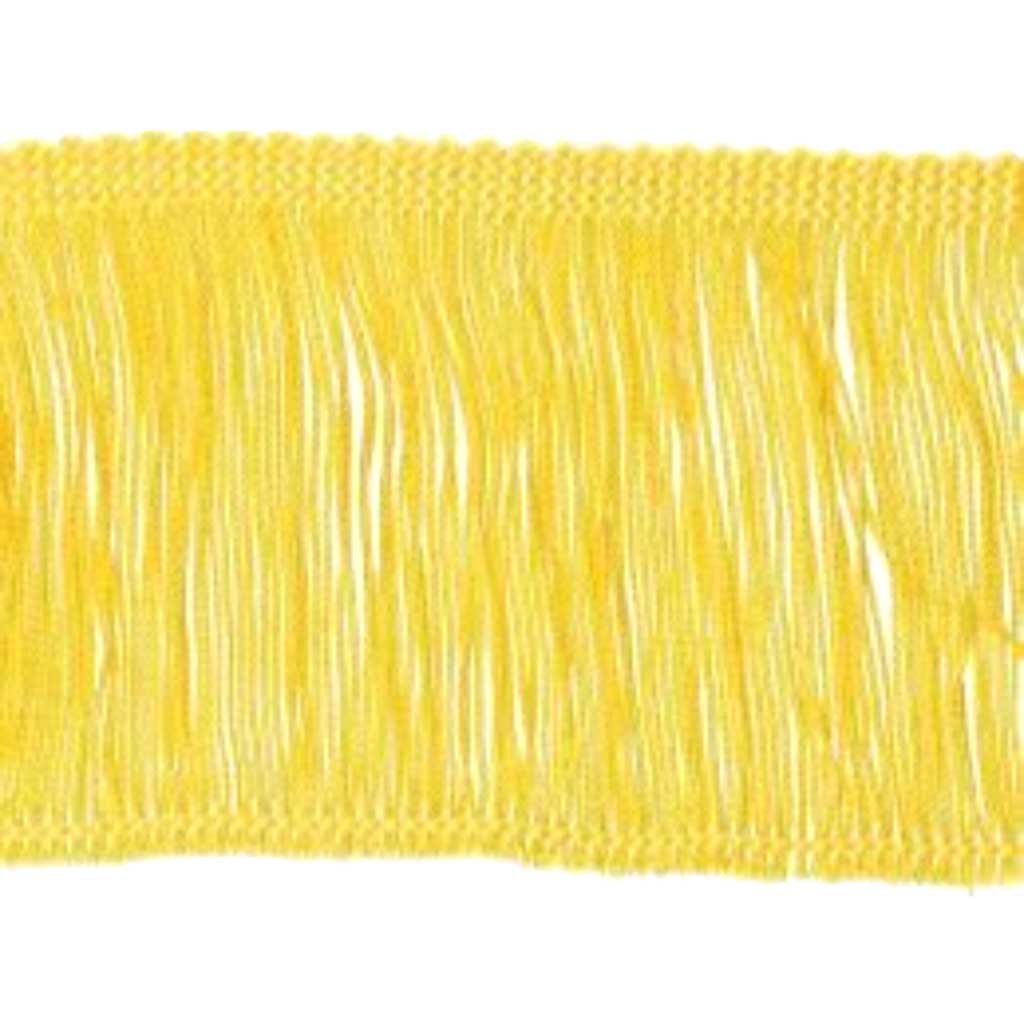 Chainette Fringe Trim 4in Pumpkin