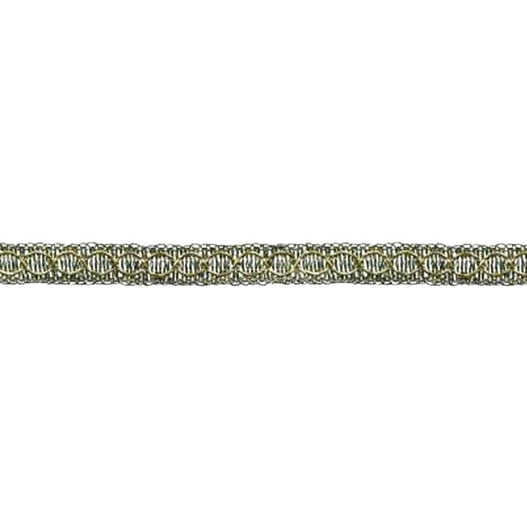 Double Loop Metallic Trim 1-1/8in Gold