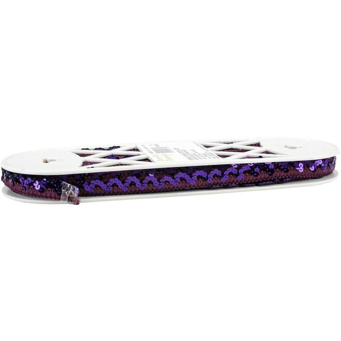 Stretch Loop Trim 5/8in Deep Purple