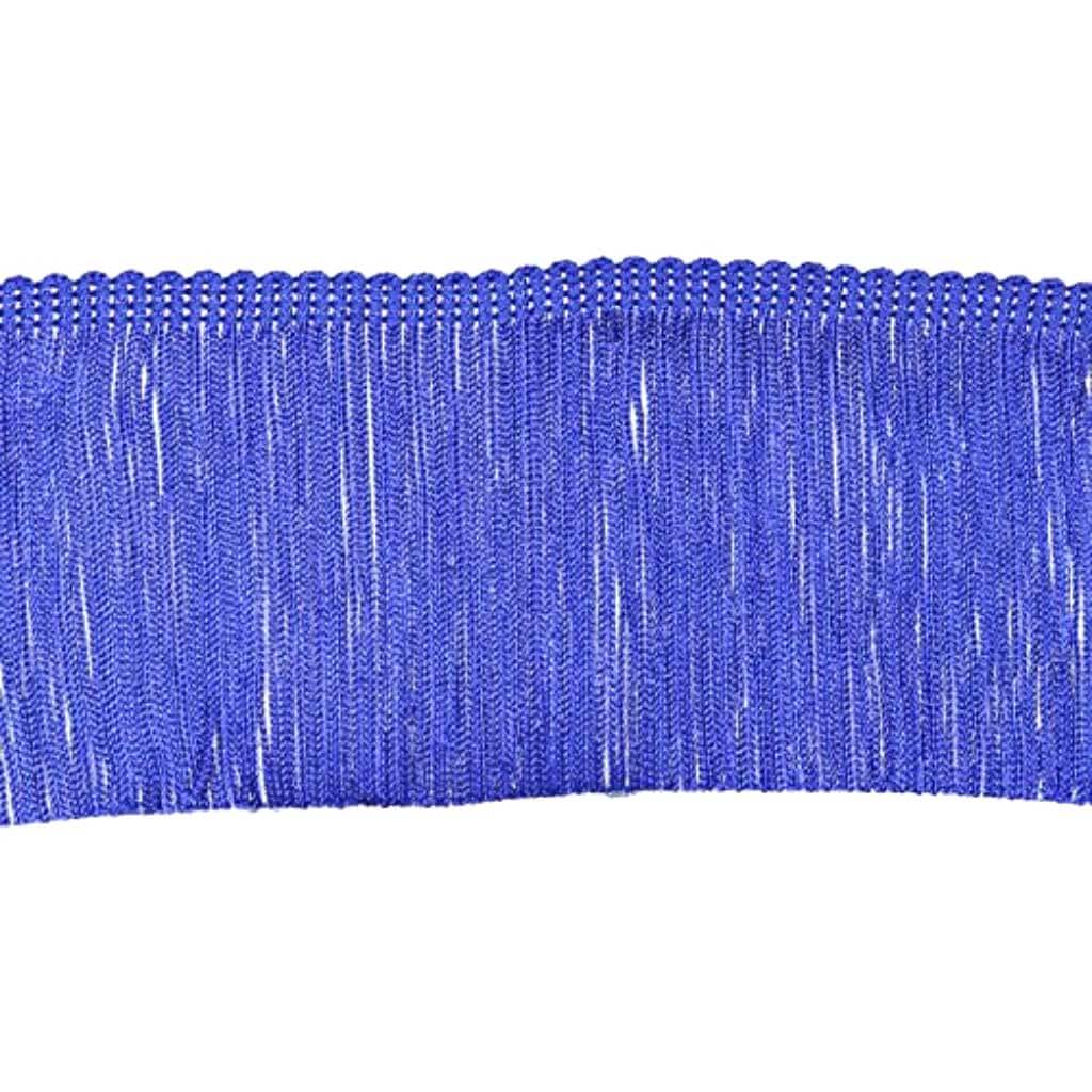 Chainette Fringe Trim 4in Royal