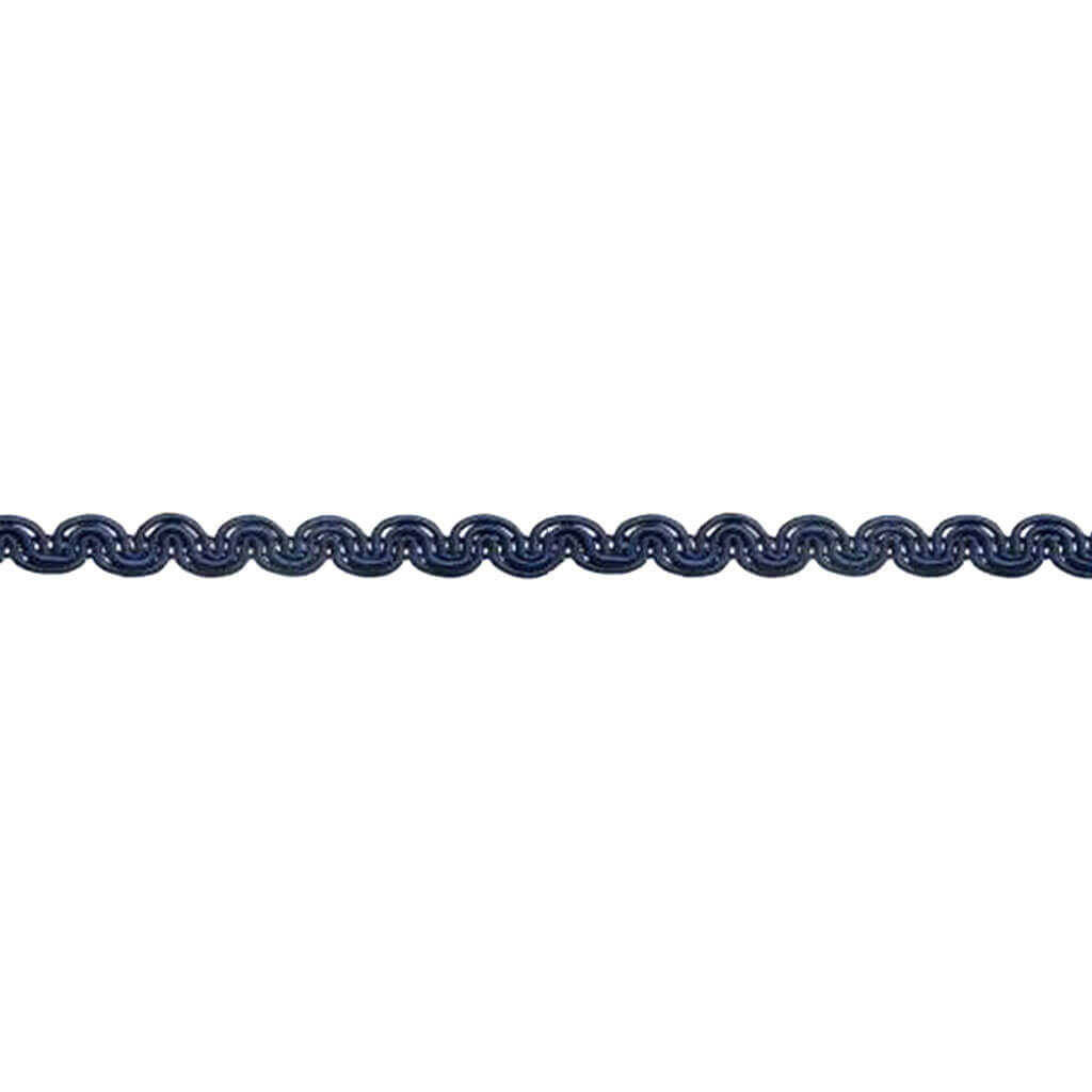 Scroll Gimp Trim 3/8in Navy