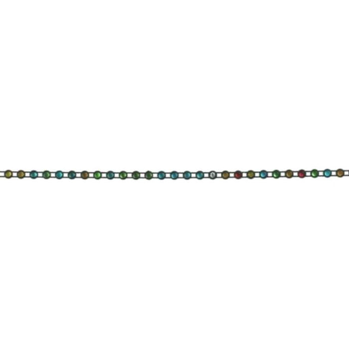 Faux Rhinestone Trim 1/8in Multi