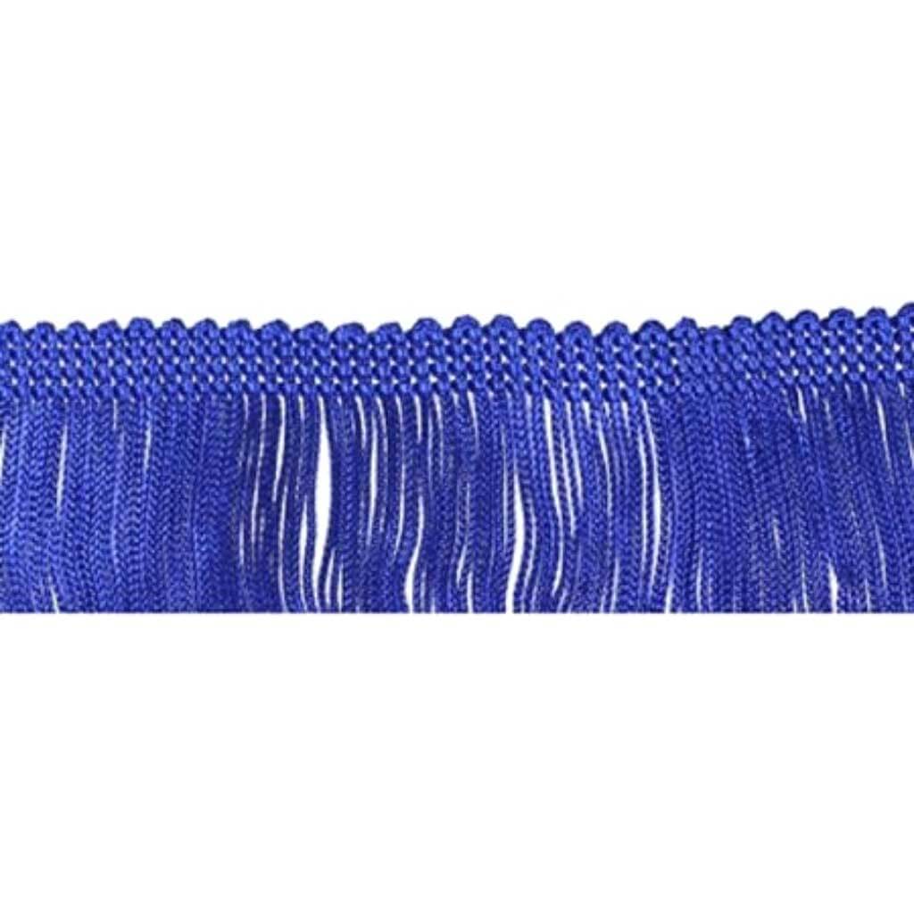 Deco Trims Chainette Fringe Trim 2in x 4ft Royal