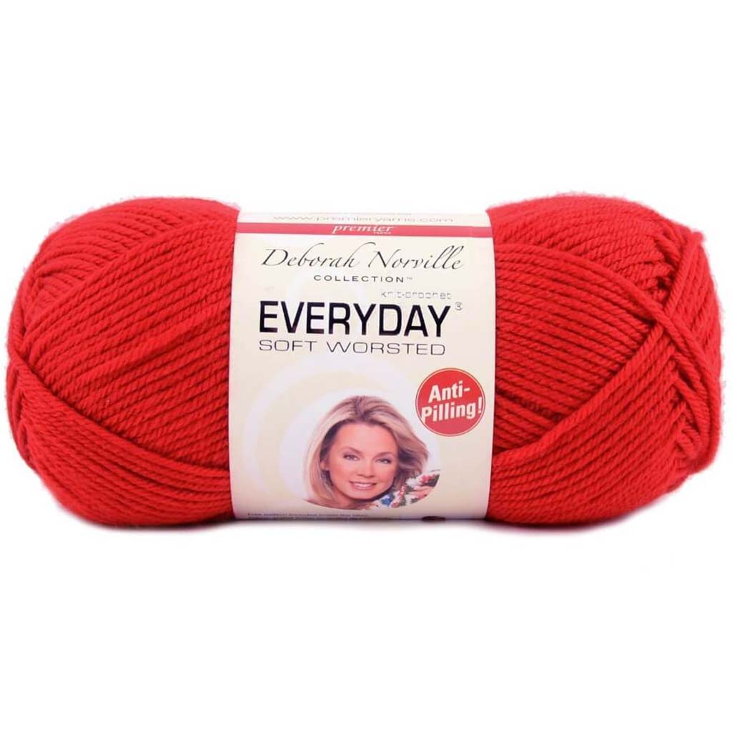 Yarn Soft Worsted So Really Red 