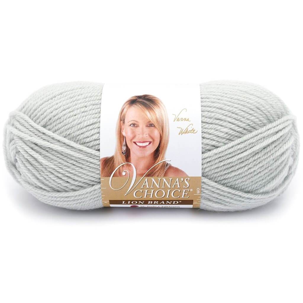 Lion Brand Vanna's Choice Yarn Pale Grey