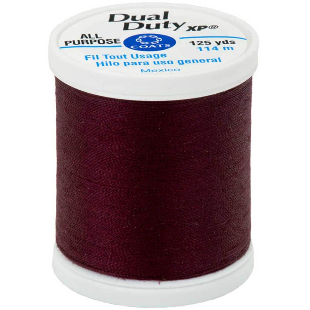 Coats Dual Duty XP General Purpose Thread 125yd Maroon