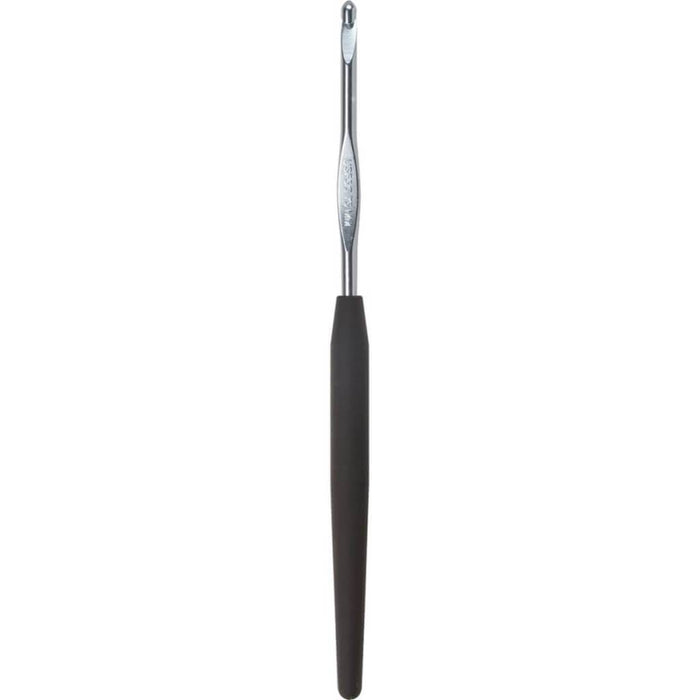 Silvalume Soft Handle Aluminum Crochet Hook 5.5in Size F5/3.75mm