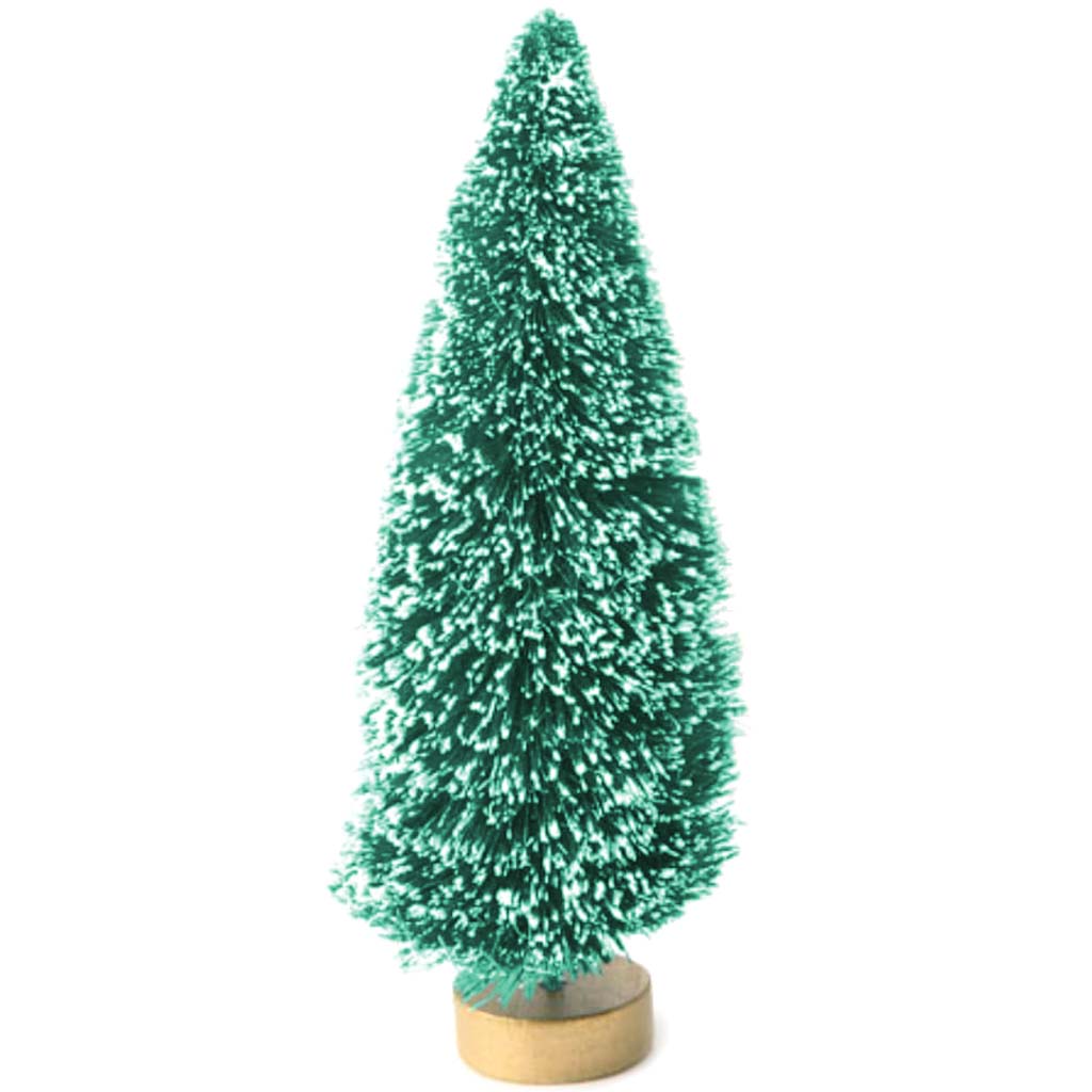 Sisal Tree Green with Frost 6 inches 