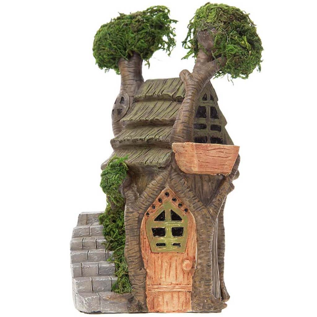 MINI HOUSE STRWY MOSS TREETOP 