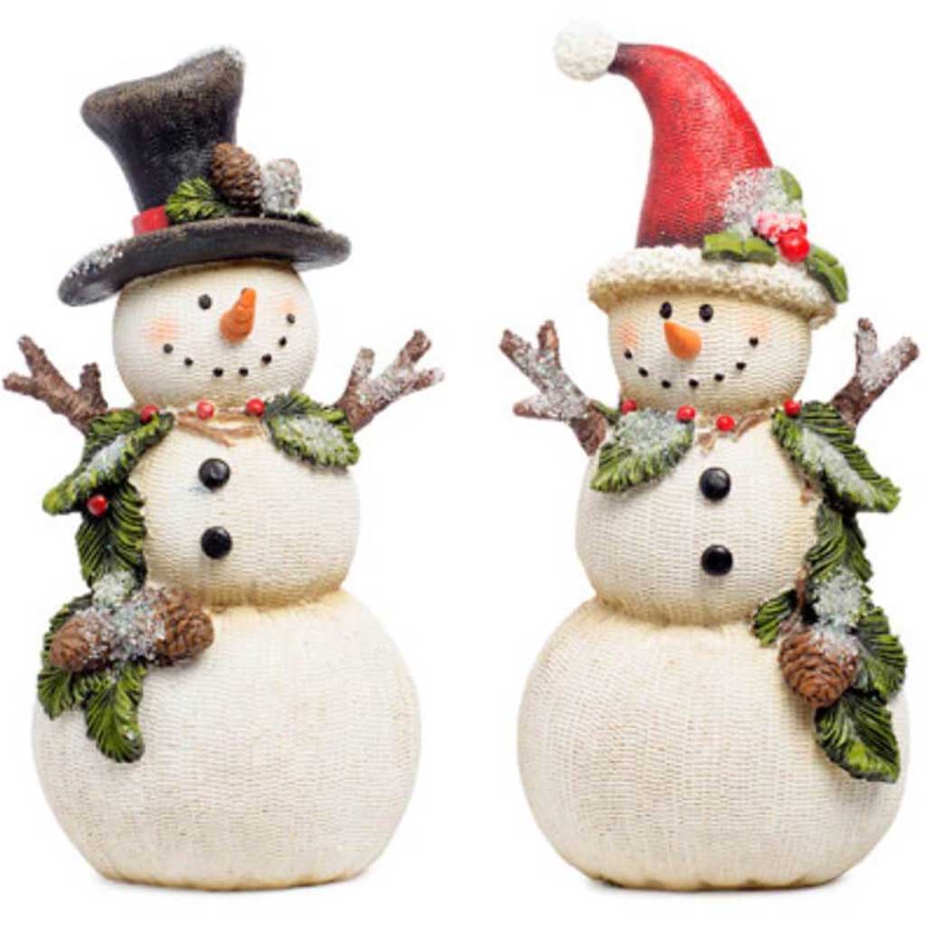 Mini Snowman Resin Figurine 