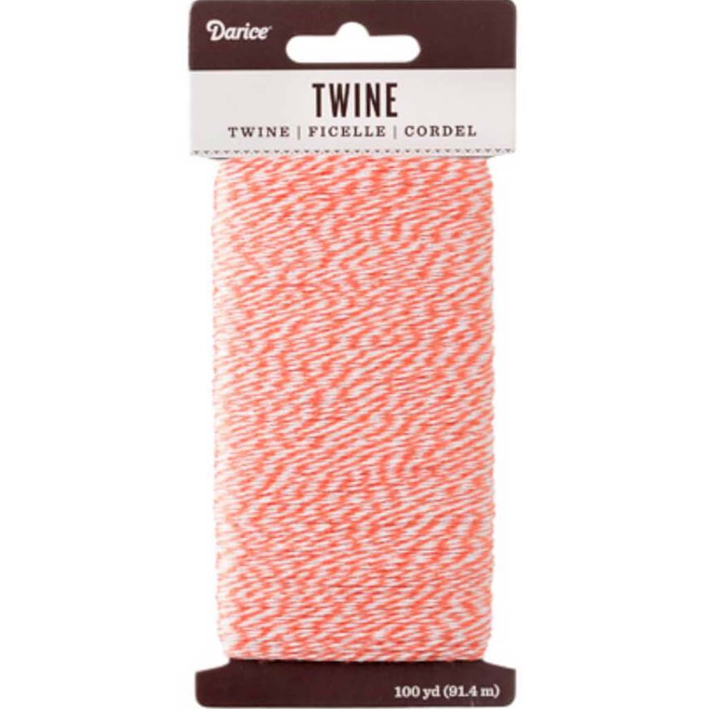 TWINE CORAL 100YD 