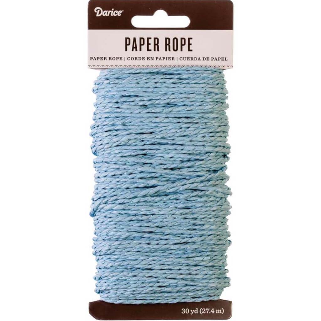 PAPER ROPE LT BLUE 30YD 