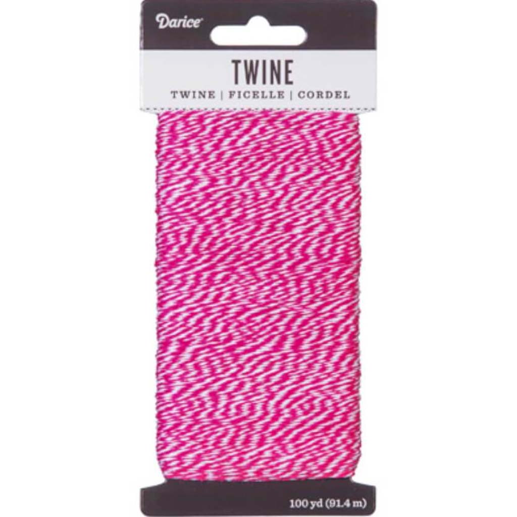 TWINE FUSCHIA SOLID 100YD 