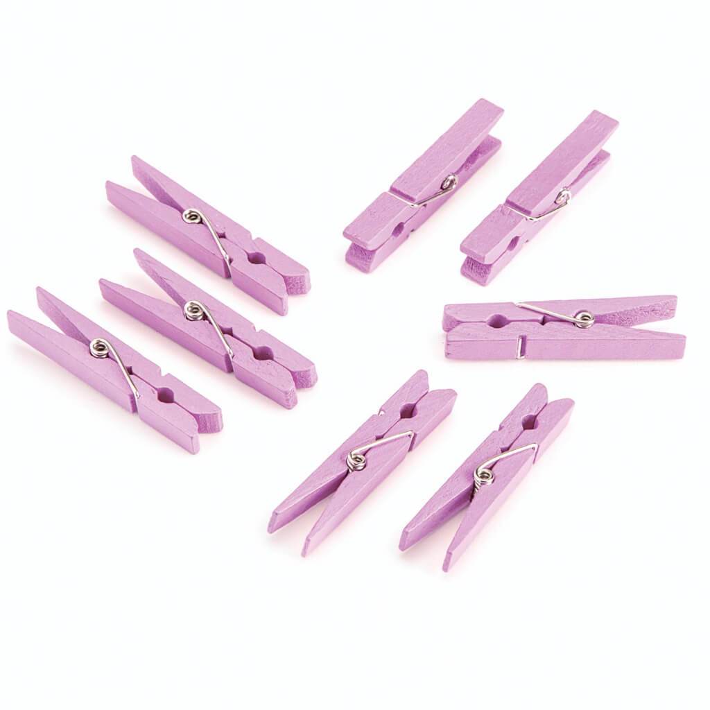 CLOTHESPINS LAVENDER MED 30CT 