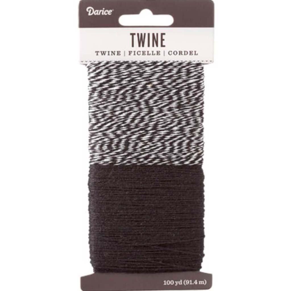 TWINE BLACK COMBO 100YD 