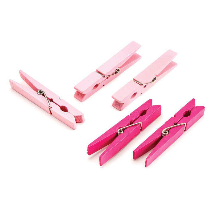 CLOTHESPINS PINK LG 48 CT 