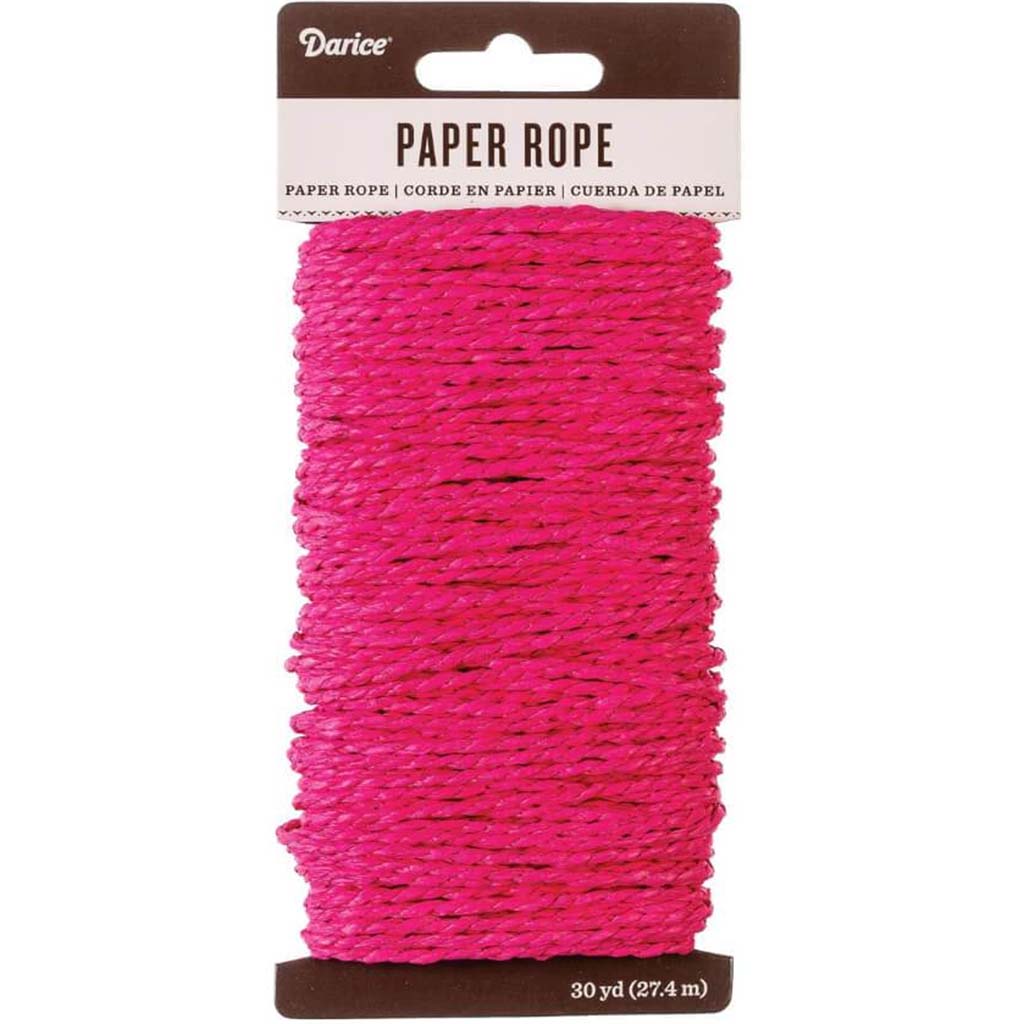 PAPER ROPE FUSCHIA 30YD 