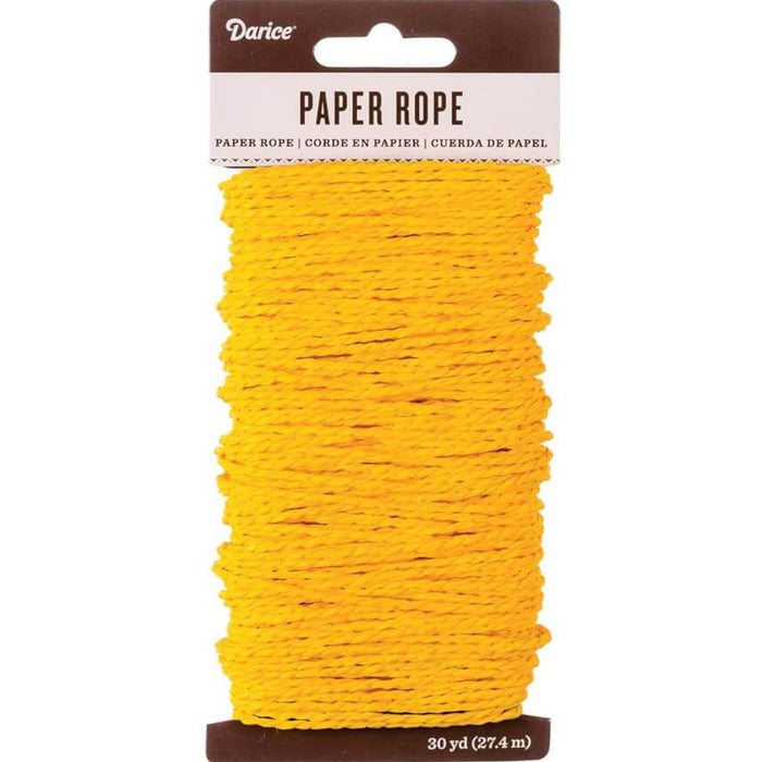 PAPER ROPE YELLOW 30YD 