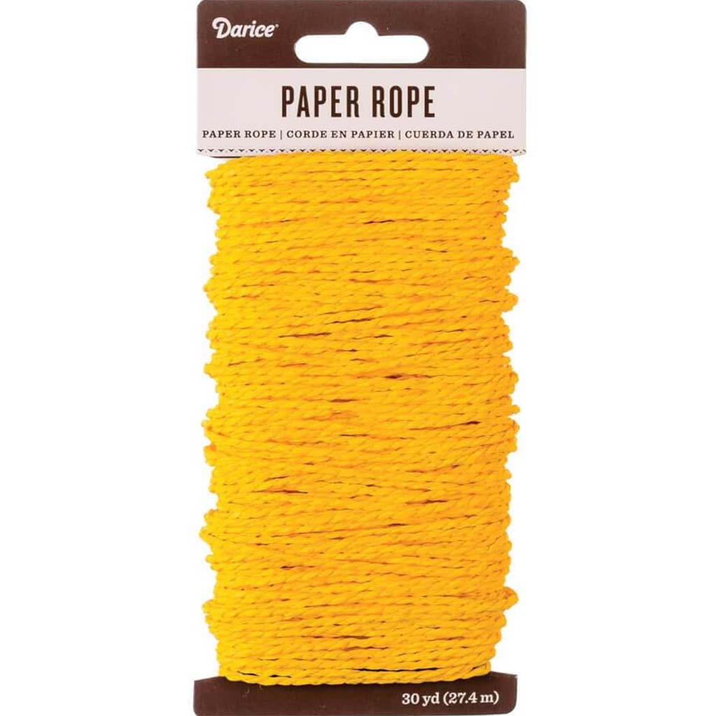 PAPER ROPE YELLOW 30YD 