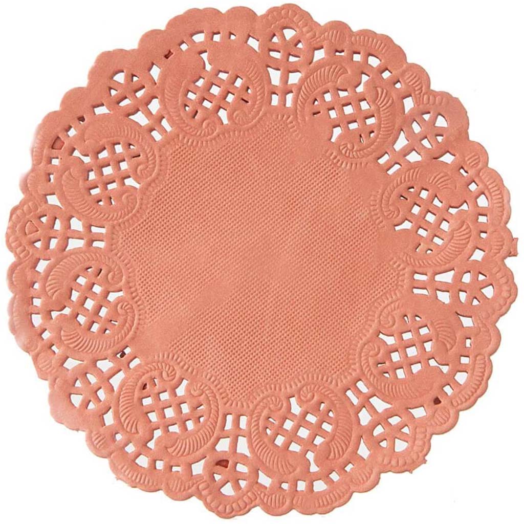 DOILIES 50CT CORAL 