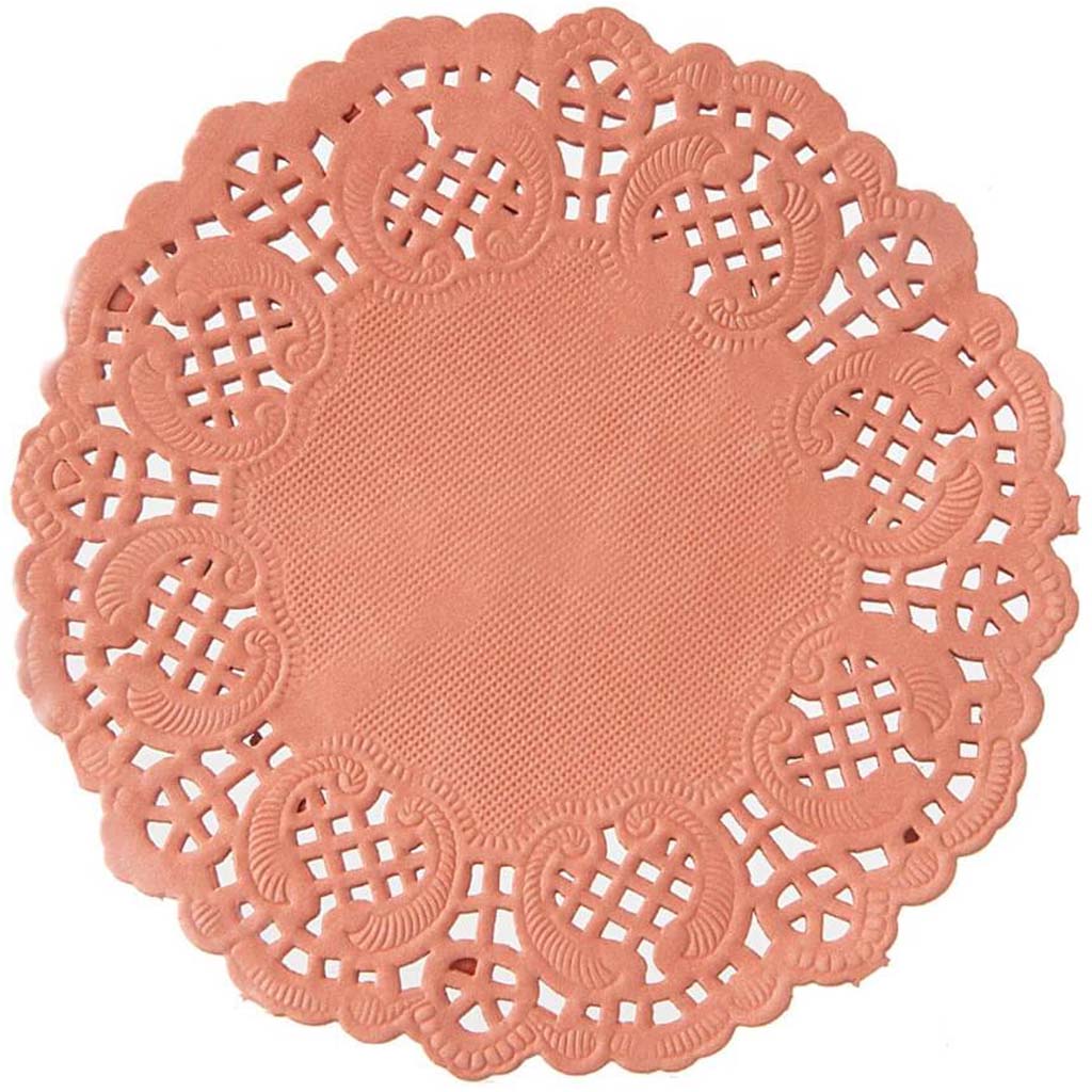 DOILIES 50CT CORAL 