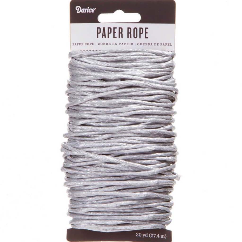 PAPER ROPE SILVER 30YD 