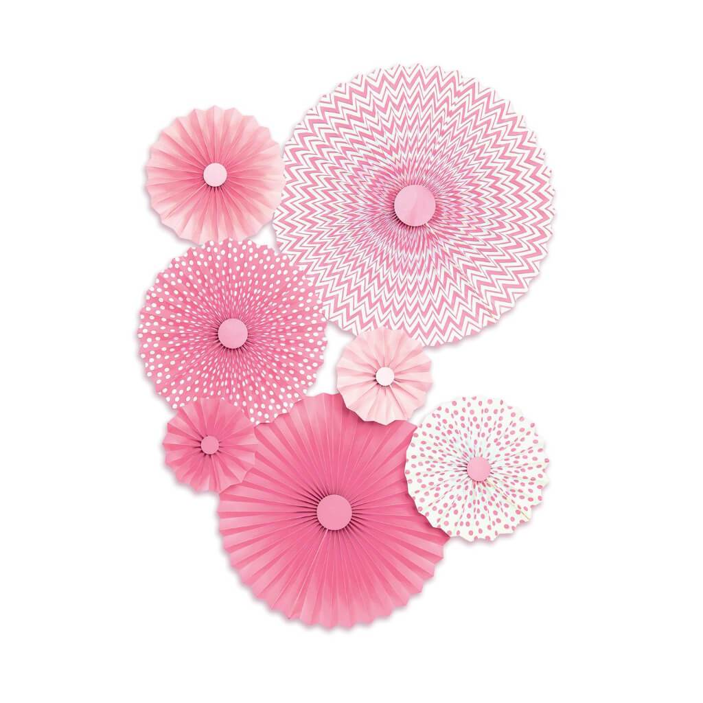 ROSETTES DECOR PINK 