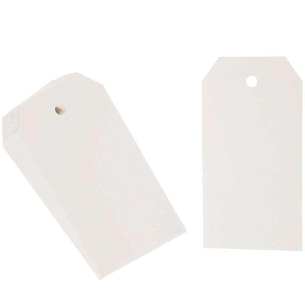 TAGS PPR SOLID WHITE 20CT 