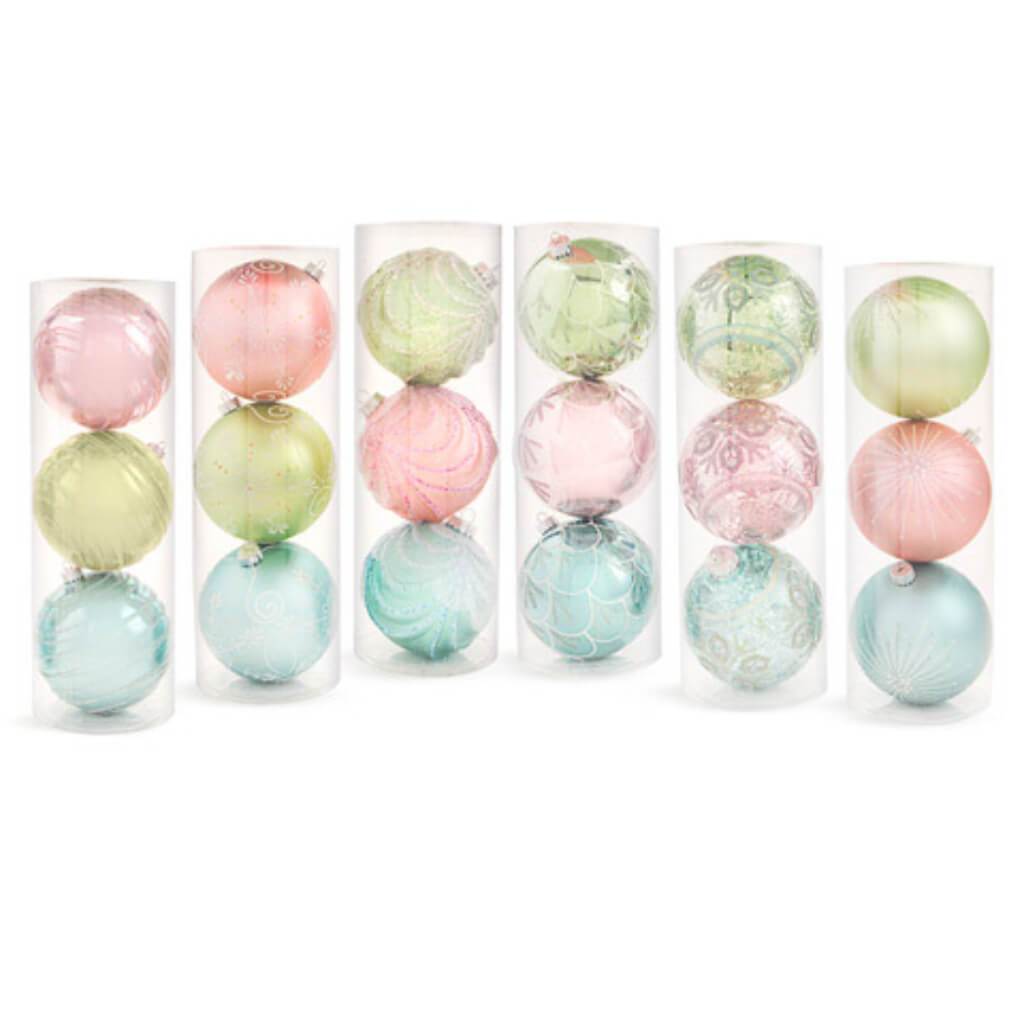 Pastel Ball Ornaments 