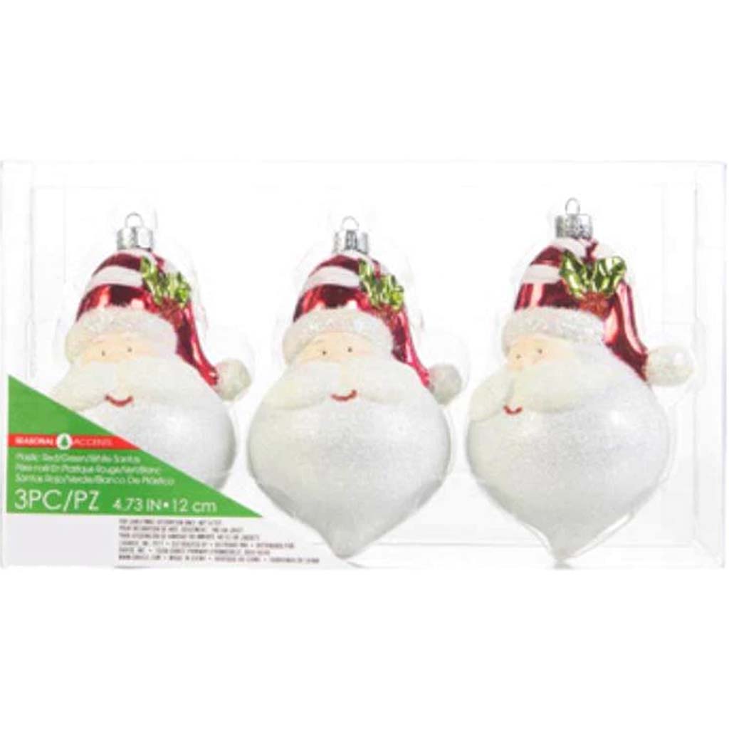 Santa Head Ornaments 