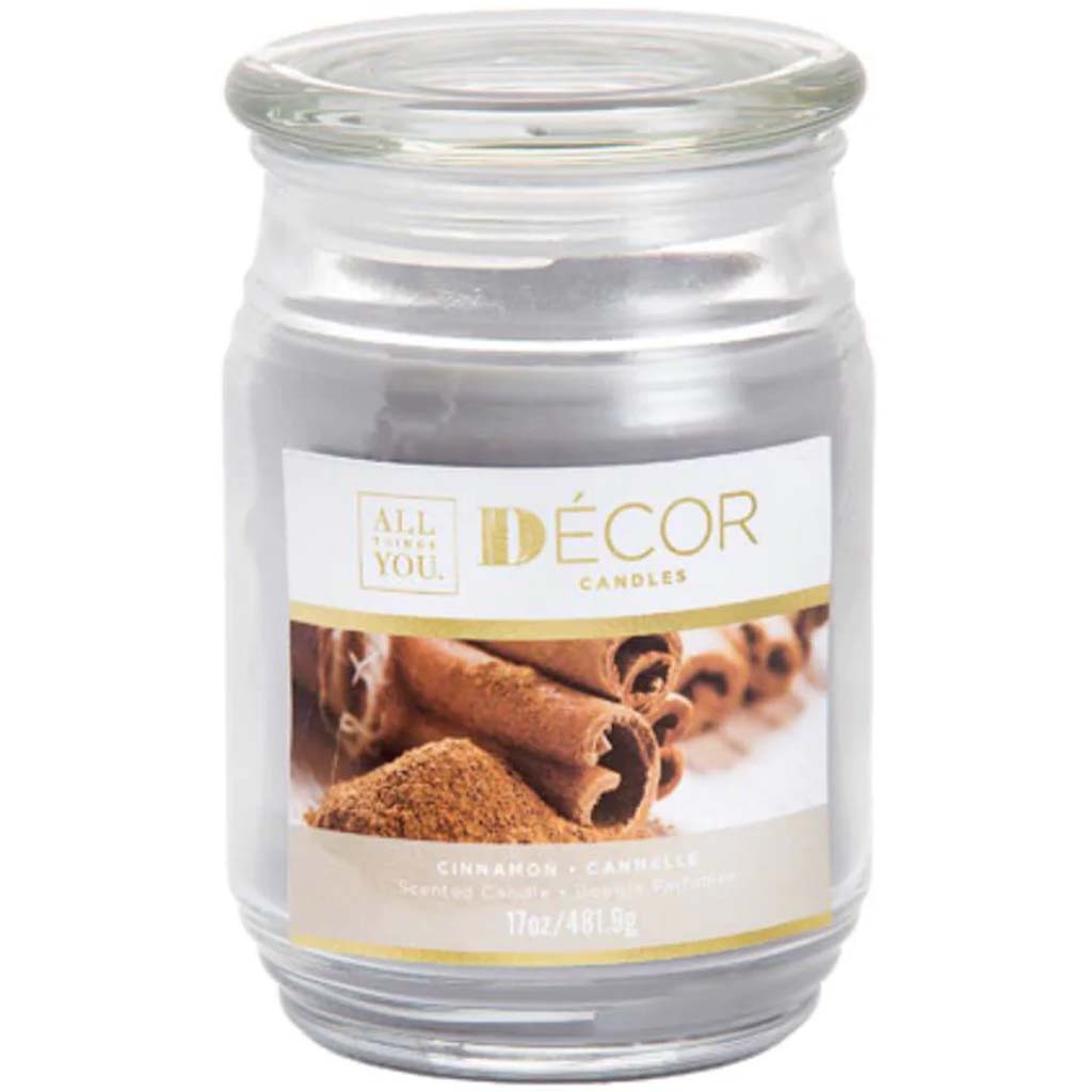 Large Jar Candles Cinnamon 17 oz. 