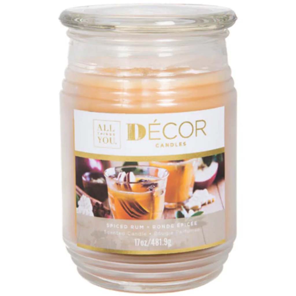 Large Jar Candles Spiced Rum 17 oz. 