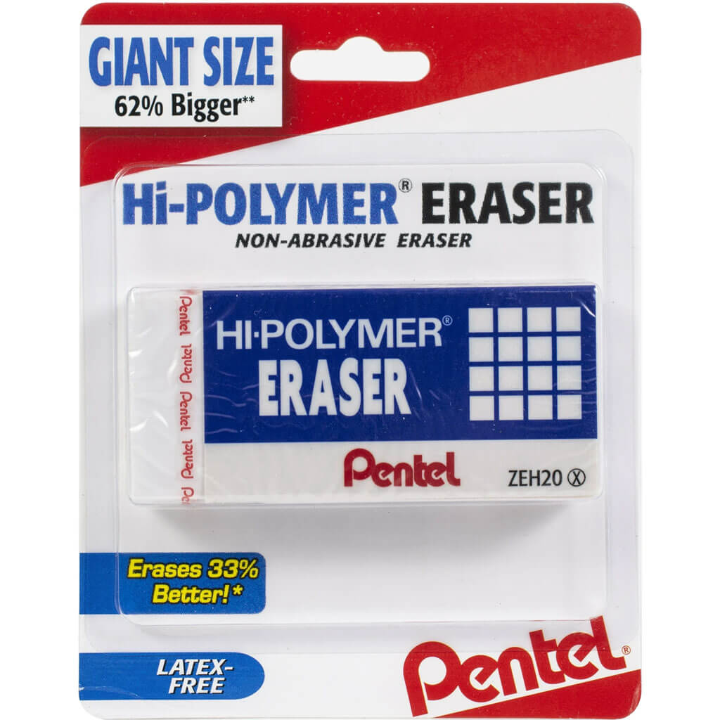 Hi Polymer Block Eraser Extra Large White