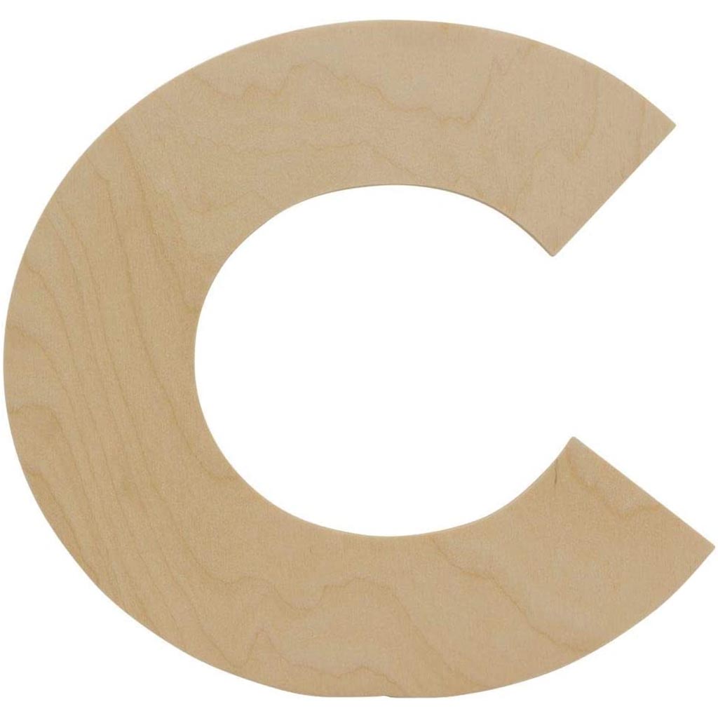 Letter C 8in