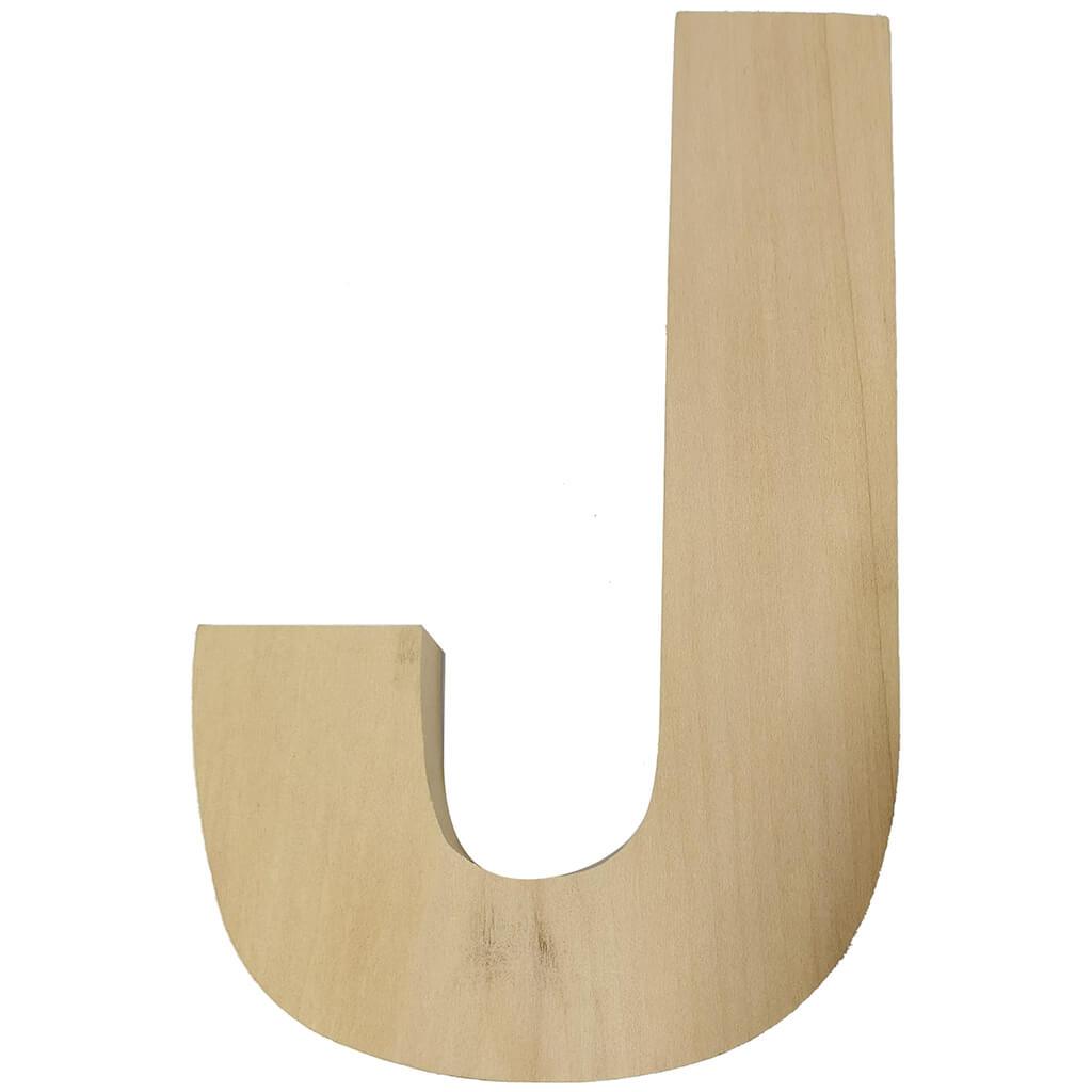 Letter J 8in