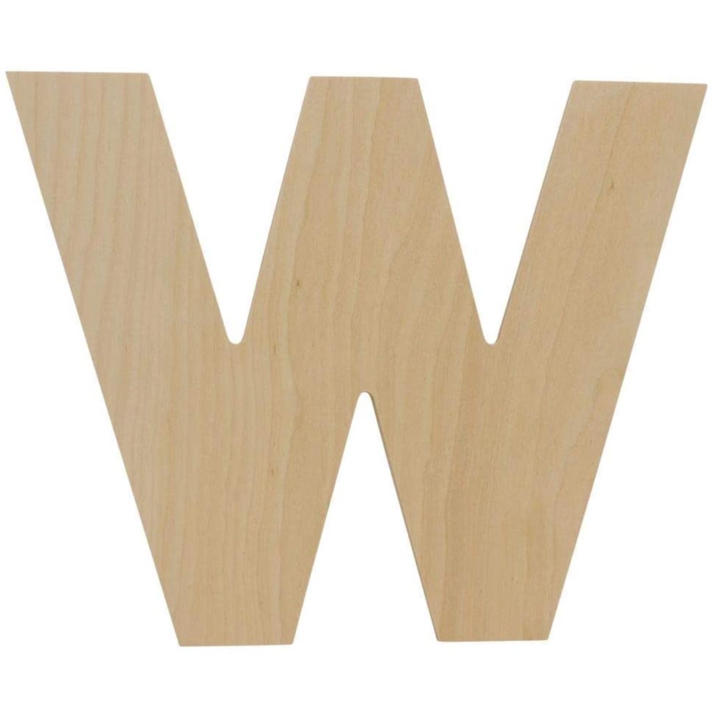 Letter W 8in