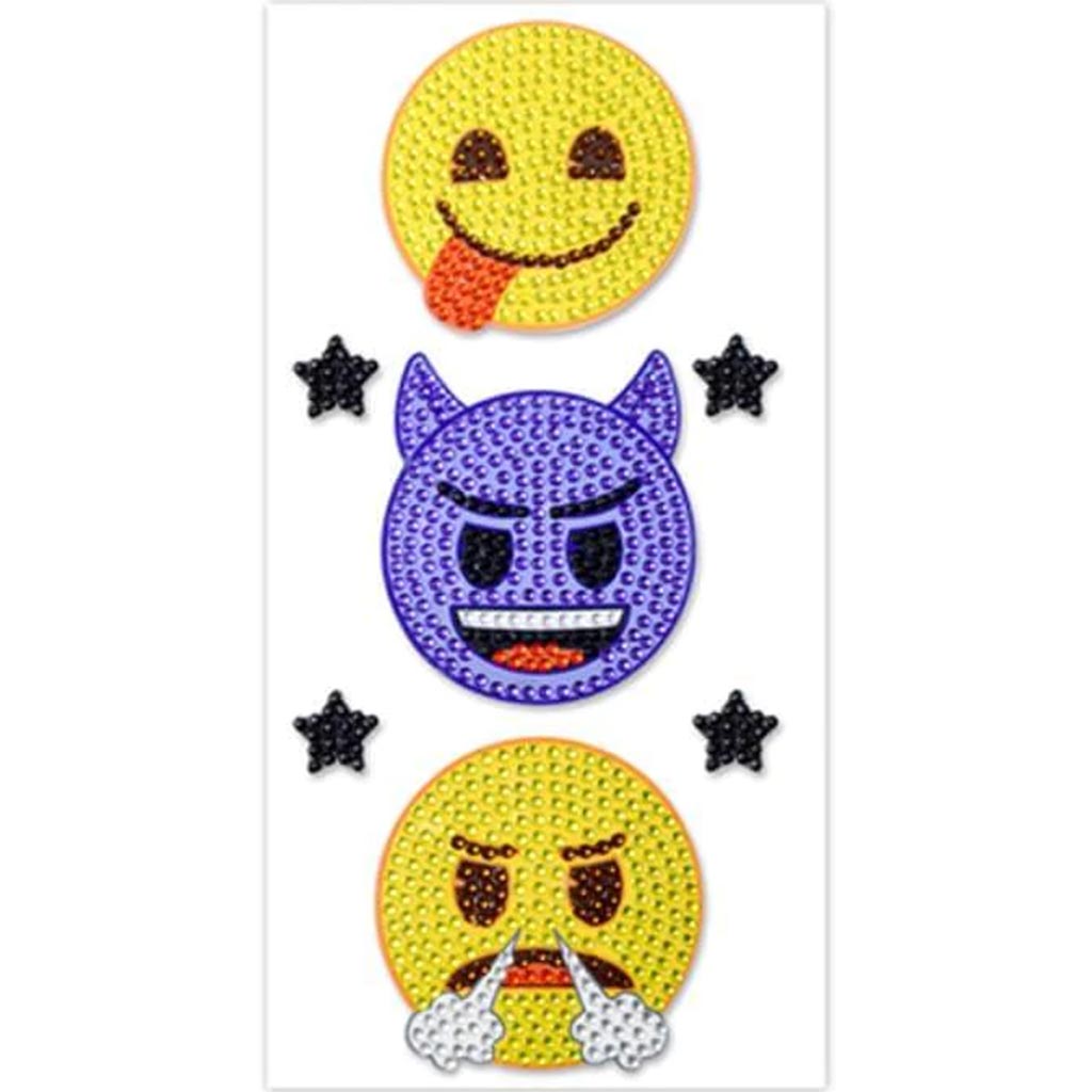 EMOTICON BLING MISCHIEVOUS 4.75&quot;X9.25&quot; 