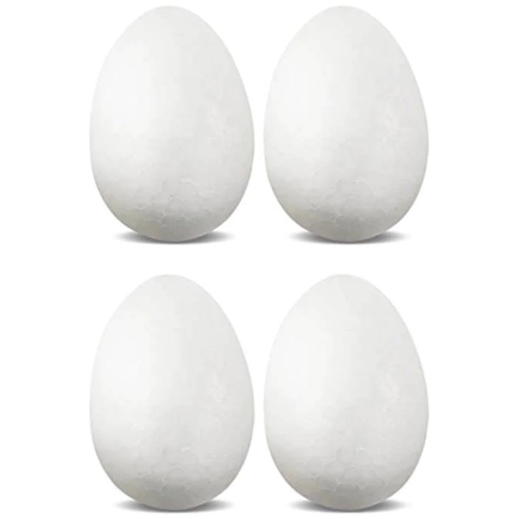 POLYFOAM EGGS 7.8CM (3.07&quot;) X 5.5CM (2.16&quot;) 