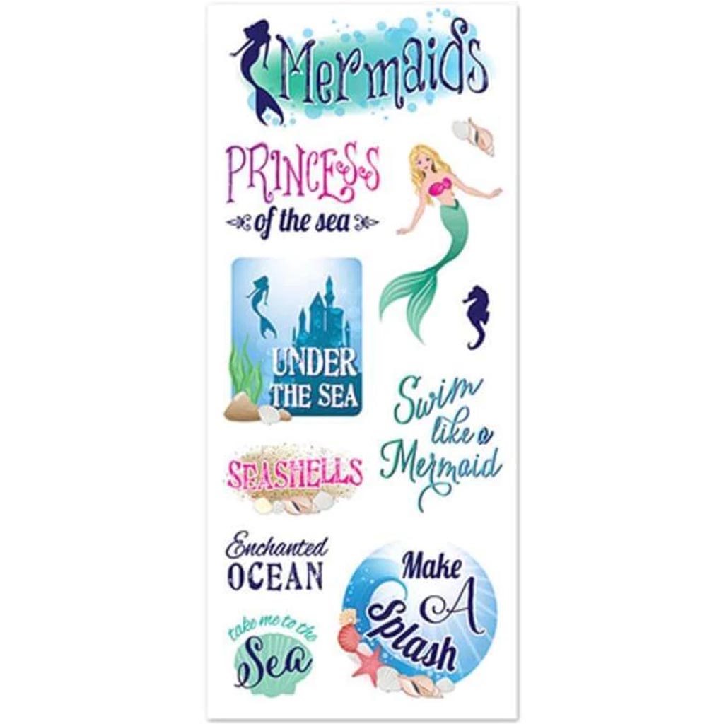 CLASSIC THEMES PHOTO SAFE PRINCESS OF THE SEA 5"X12" 'CLEAR' 