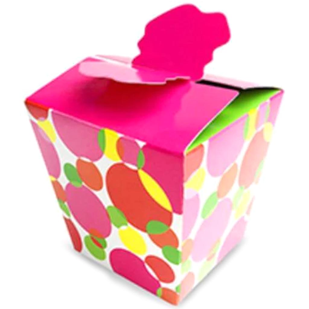 Party Craft: Treat Box 4pk Made for You 250gsm Circle 