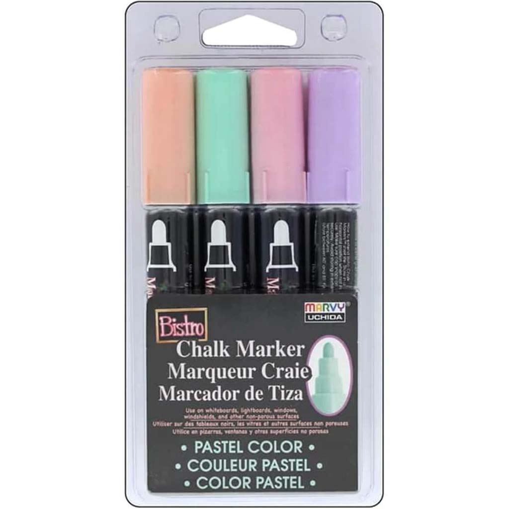 BISTRO CHALK MARKER 4P PASTEL SET 